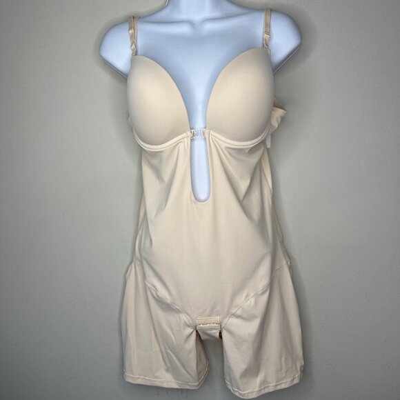 NWT Slimers Backless Shapewear Tummy Control: Low Back Plunge Shapewear Size XL - Picture 2 of 9